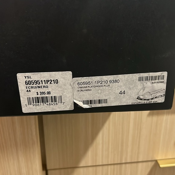 MES YSL Saint Laurent LOAFERS SIZE 44 - Picture 4 of 4